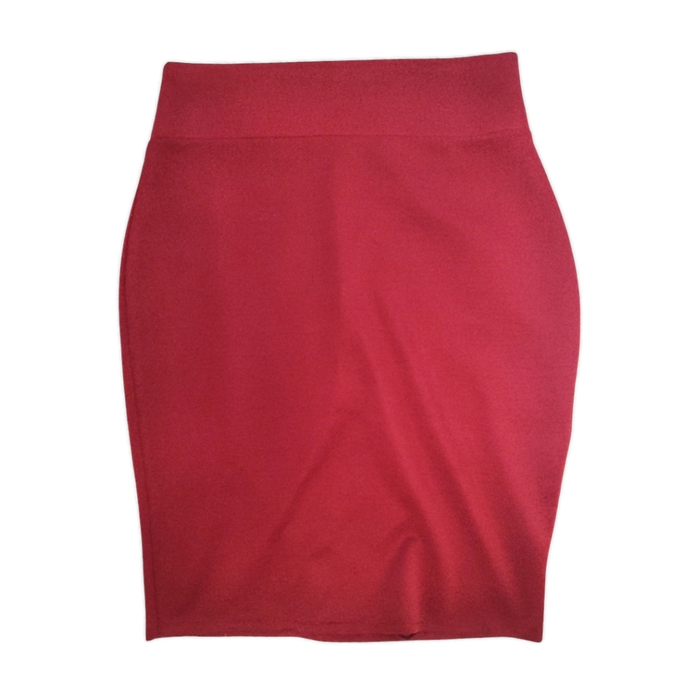 Say Anything Red Stretch Pencil Skirt(5 For $20.Item)